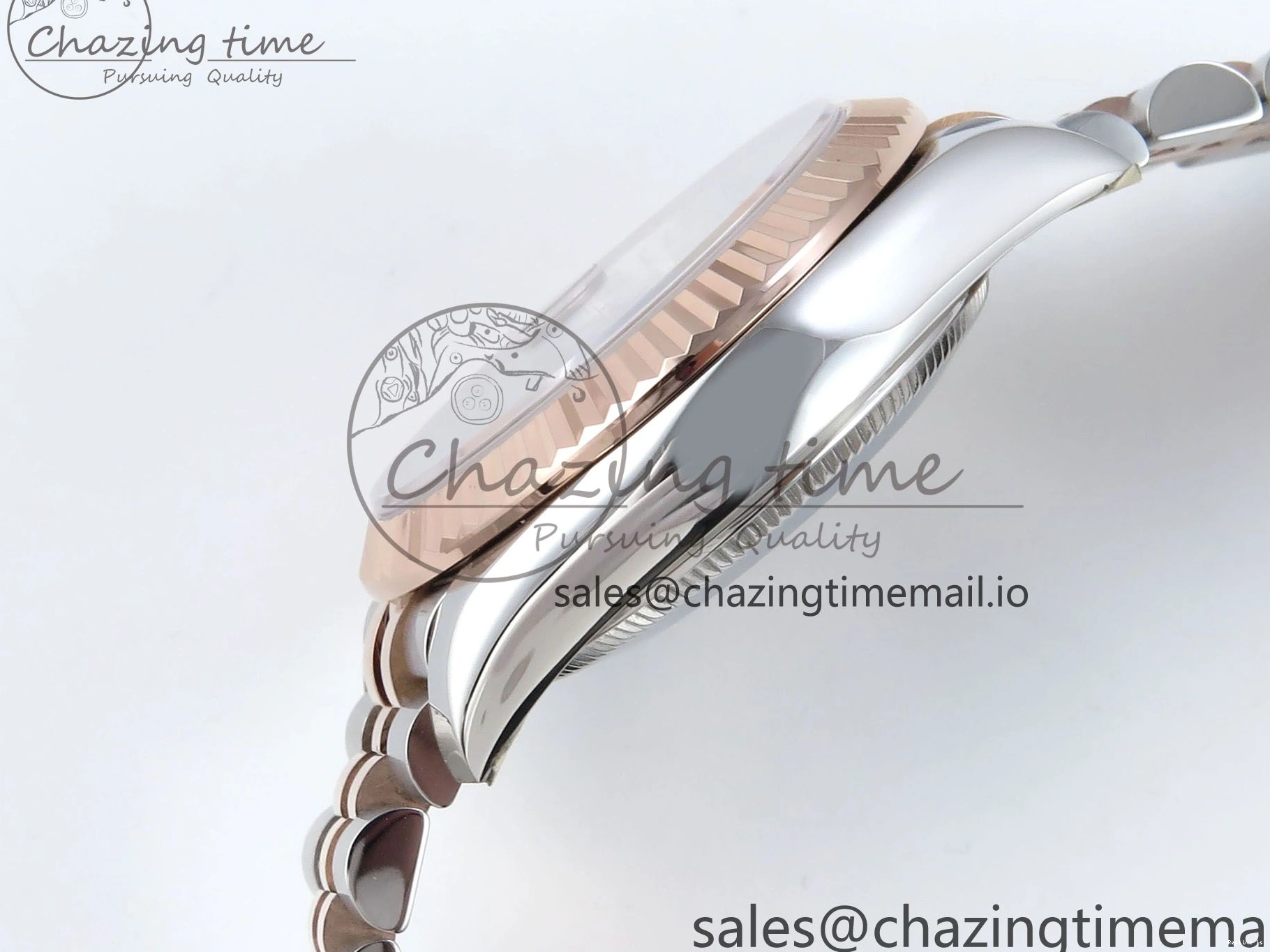 0106 StreetReady DateJust 31 278271 ARF 1:1 Best Edition 904L Steel Gray Roman Diamonds Dial on SS RG Jubilee Bracelet ETA 516